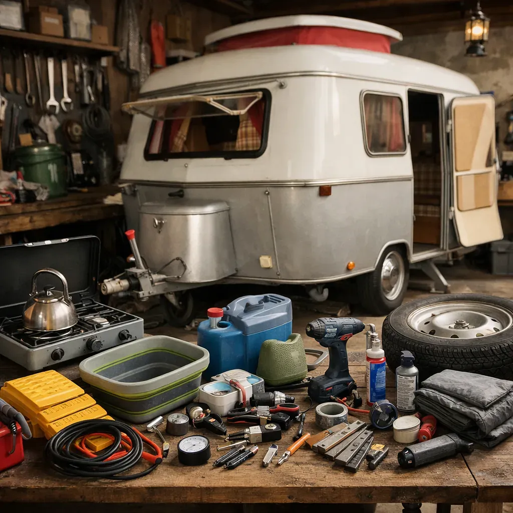 Accessoires utiles pour un premier voyage en caravane