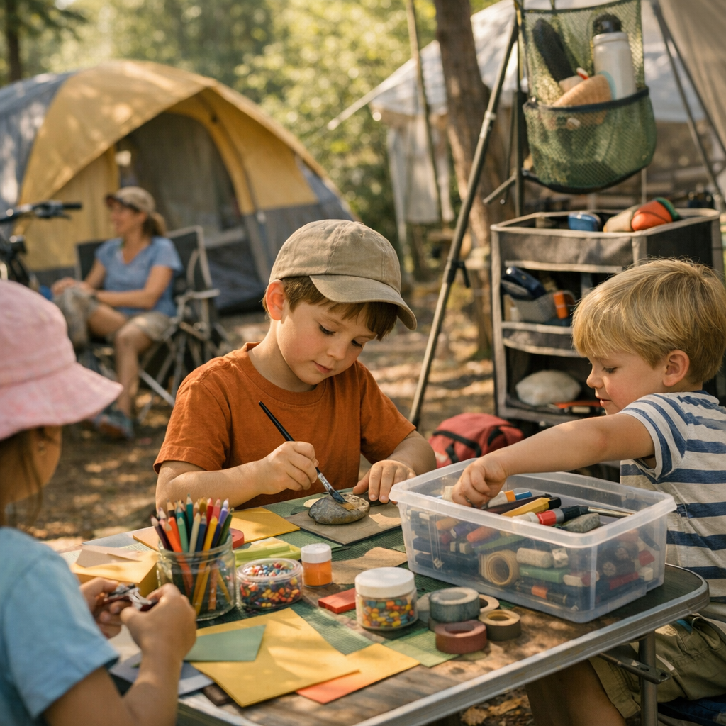 Activités pour enfants au camping : sécurité, autonomie et rangement
