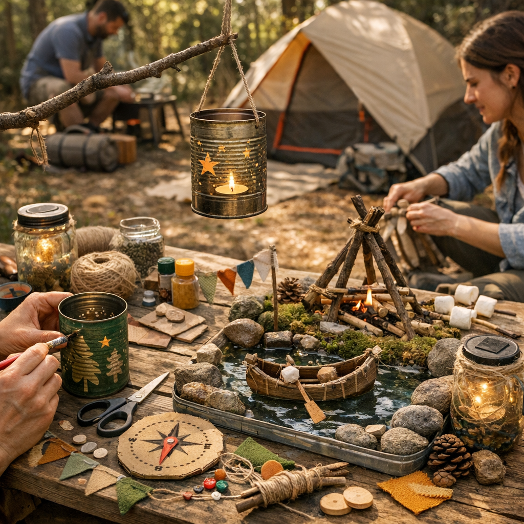 Du bricolage au plein air&nbsp;: transformer chaque création en activité de camping