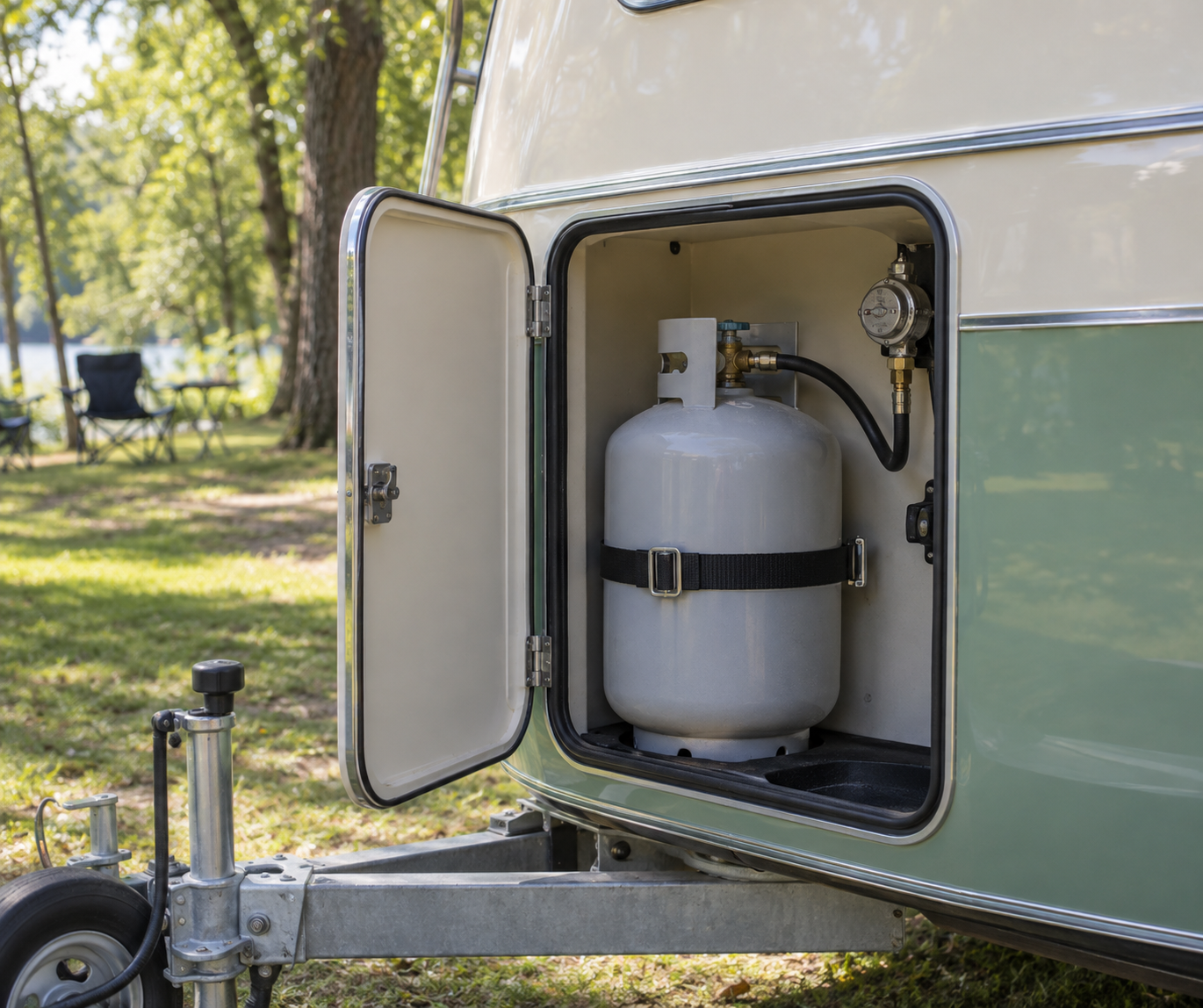 La bouteille de gaz pour caravane : butane, propane et autonomie