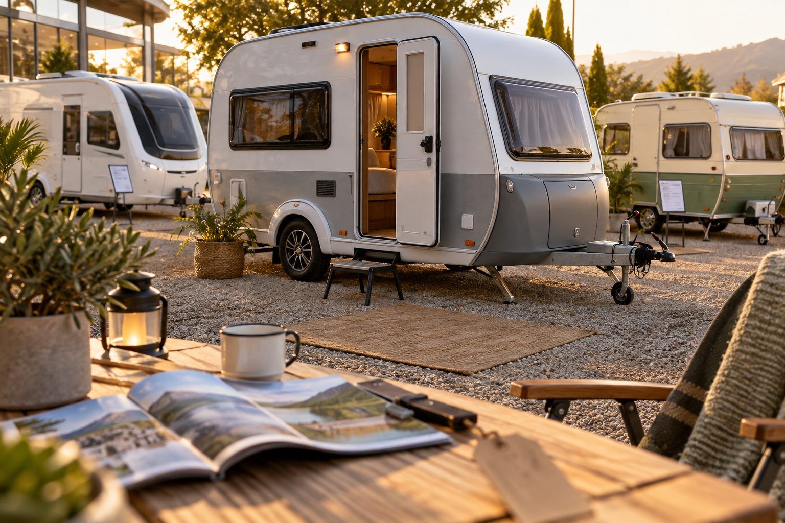 Combien coûte une petite caravane, neuve ou d'occasion ?