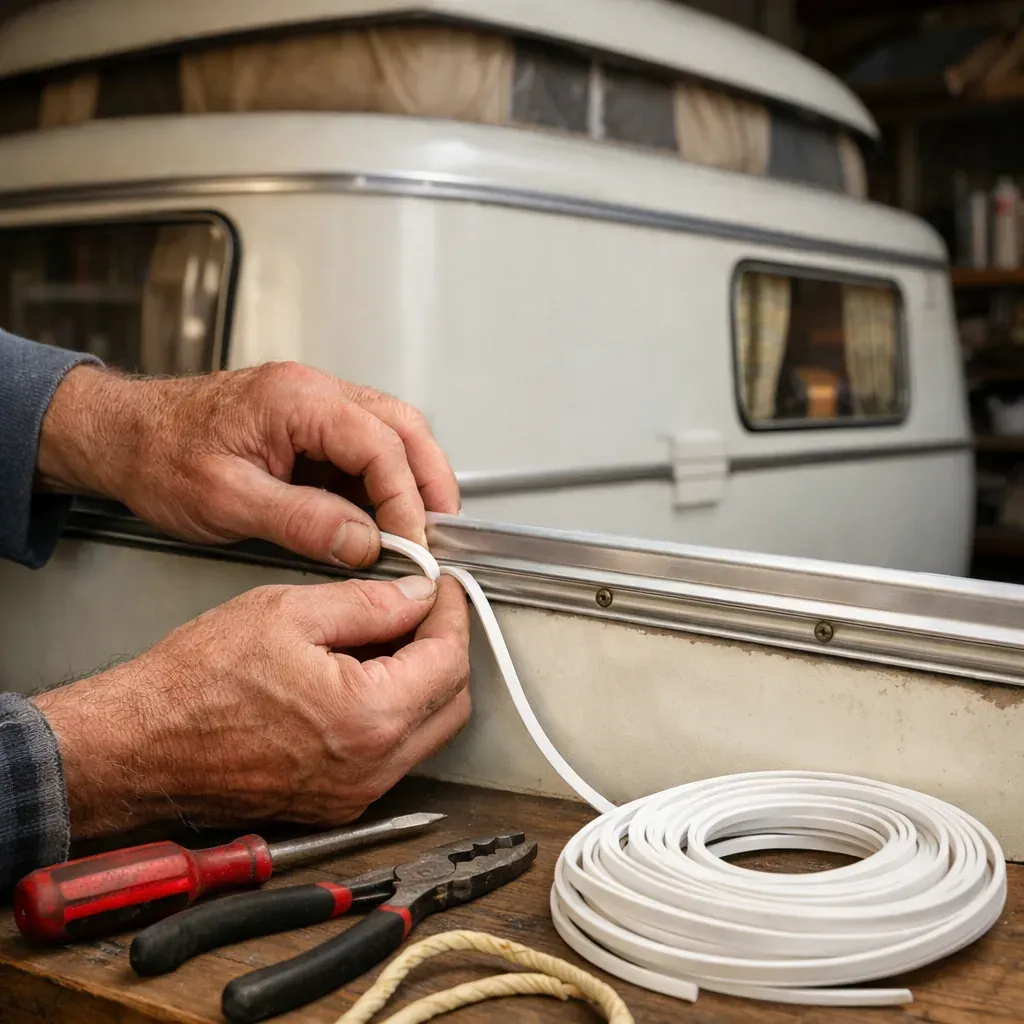 Choisir un joint cache-vis pour une caravane ancienne