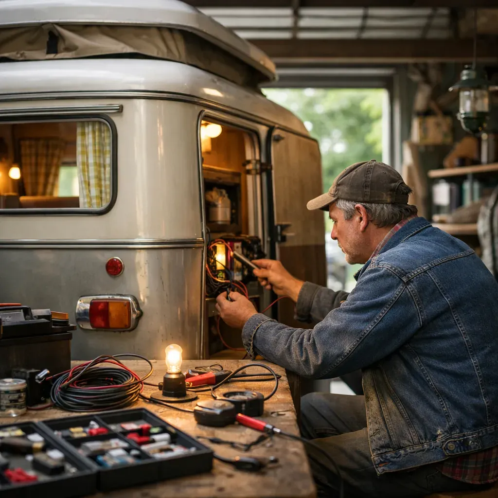 Comprendre l’éclairage 12 V dans une caravane