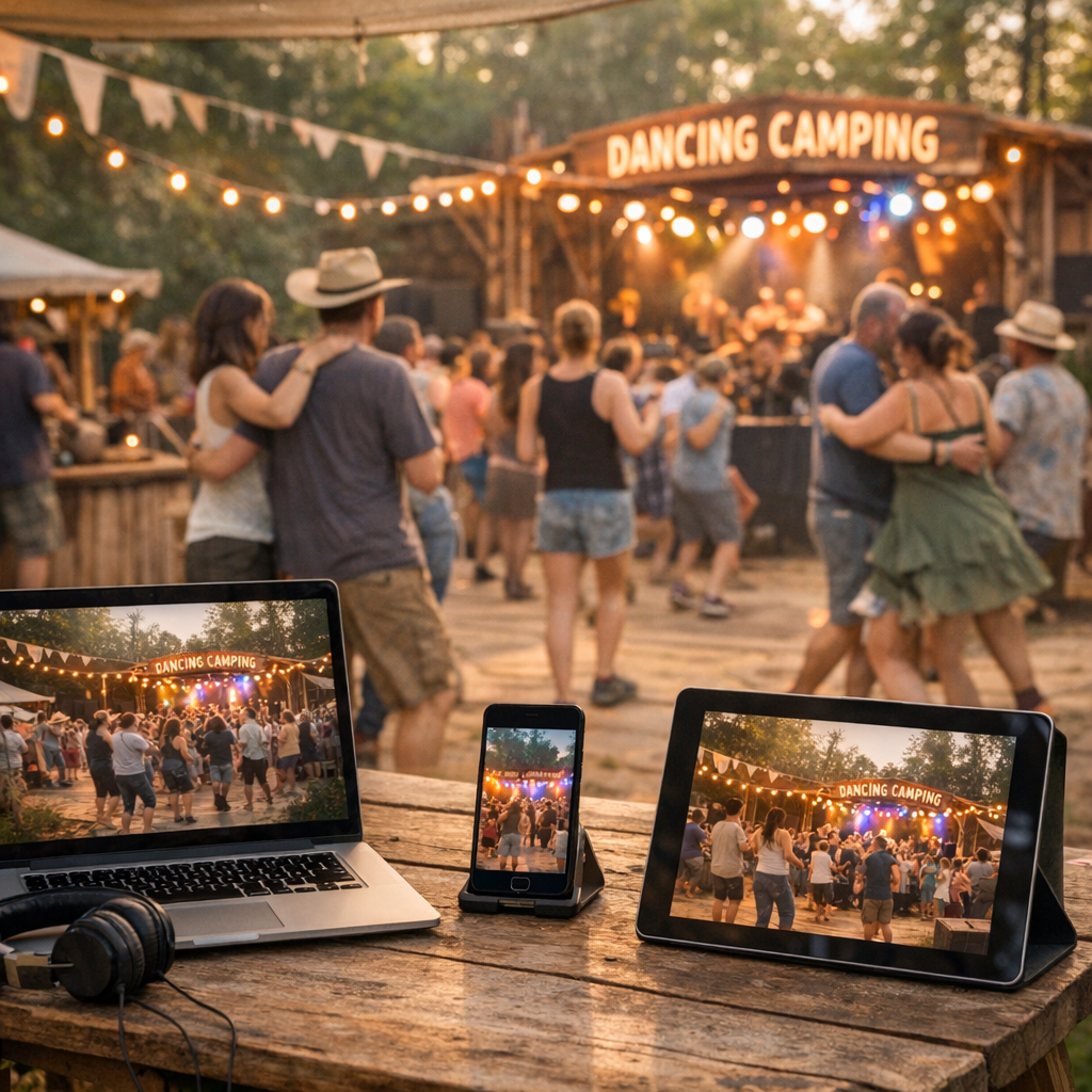 Diffusion, replay et streaming&nbsp;: comment vérifier Dancing Camping aujourd’hui