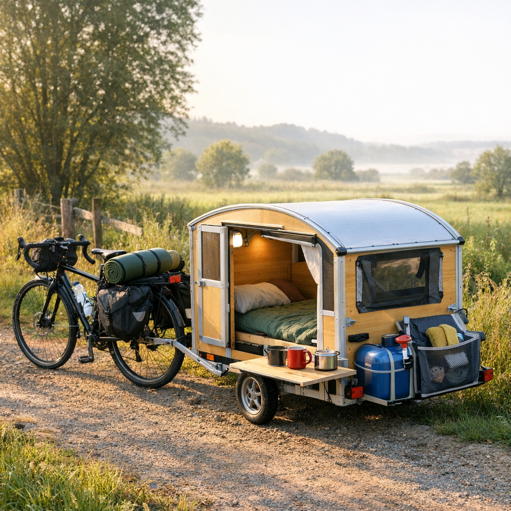Comment fabriquer une caravane vélo fiable et légère