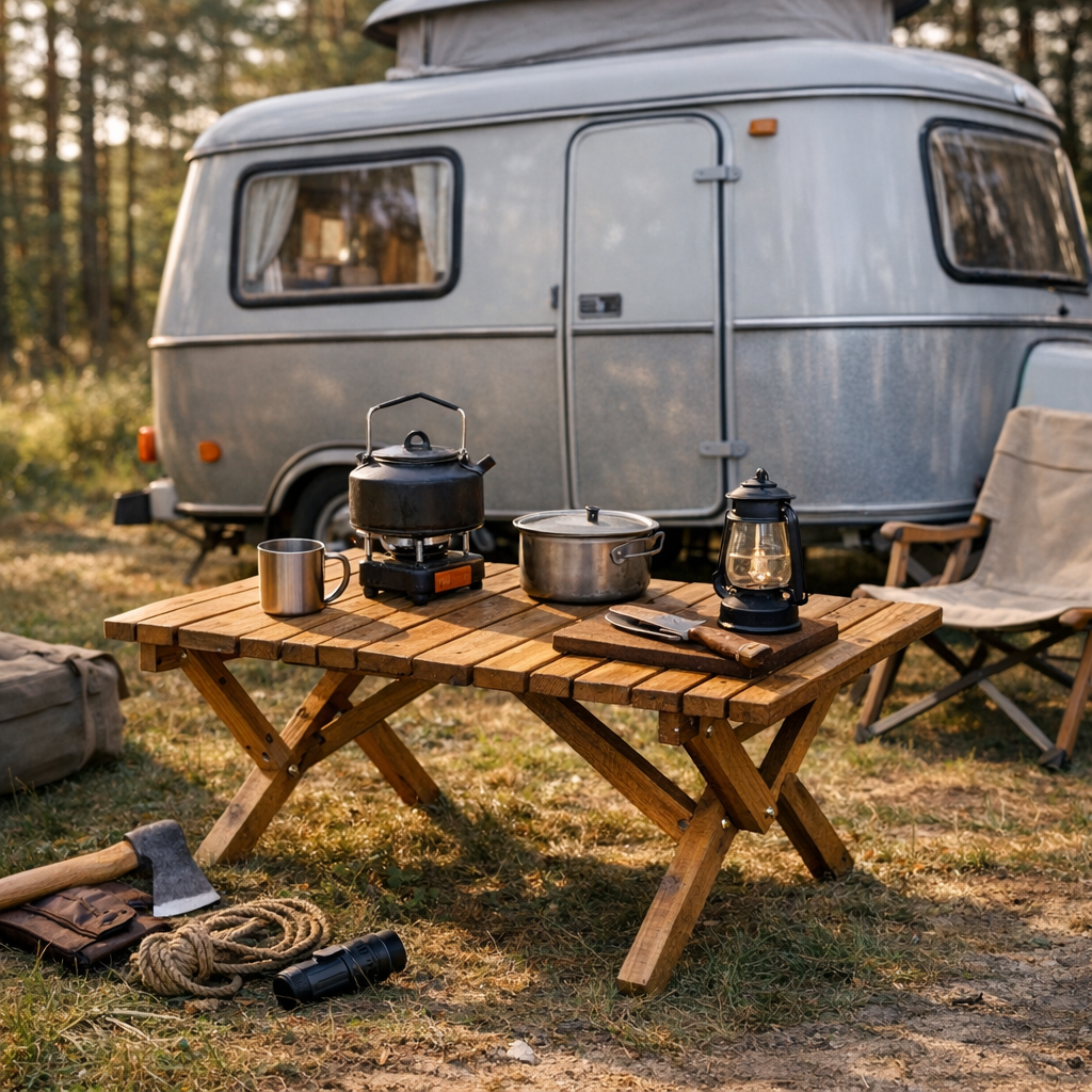 Comment fabriquer une Table de camping pliante et stable