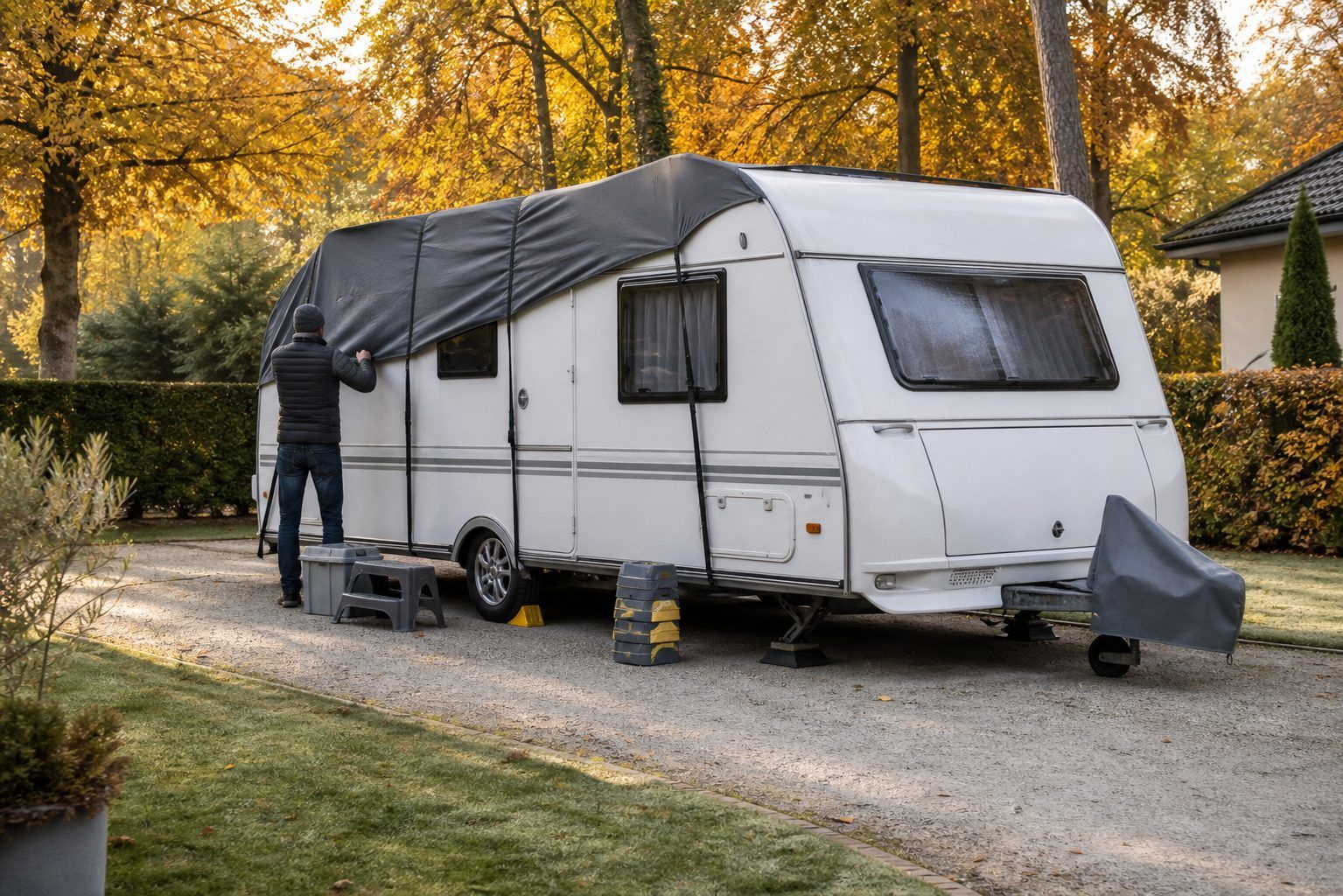 Hivernage d’une caravane : le sens pratique