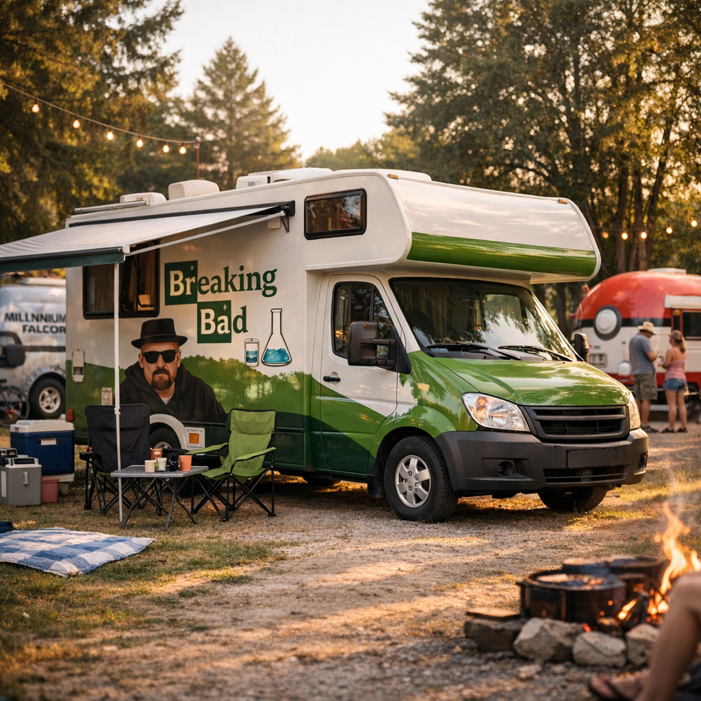 Références pop culture : quand un nom connu rend le camping-car attachant