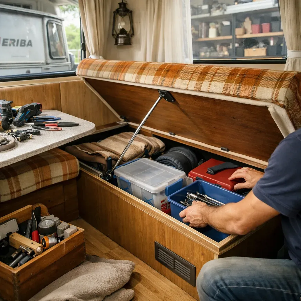 Optimiser le rangement sous une assise