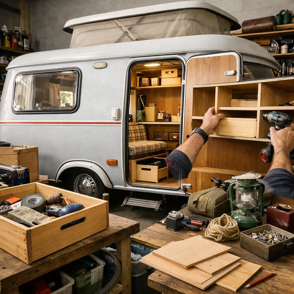 Optimiser les rangements dans une Eriba Touring