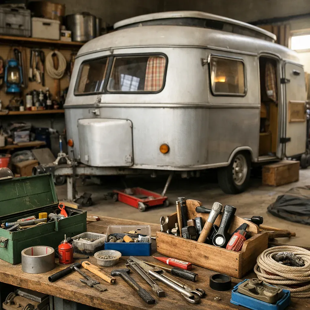 Organiser les outils utiles sans alourdir la caravane