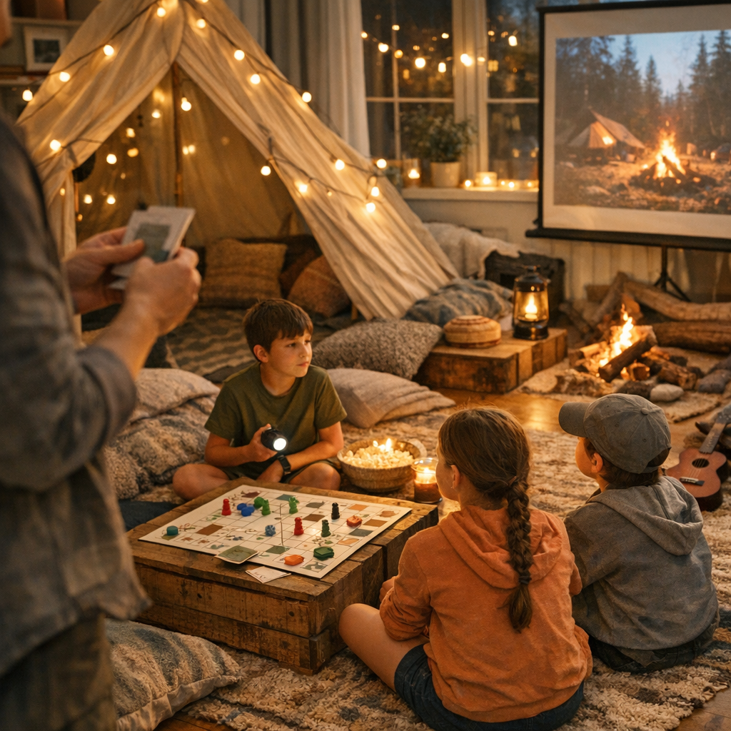 4. Lancer le programme de la soirée : jeux, veillée et cinéma de camp