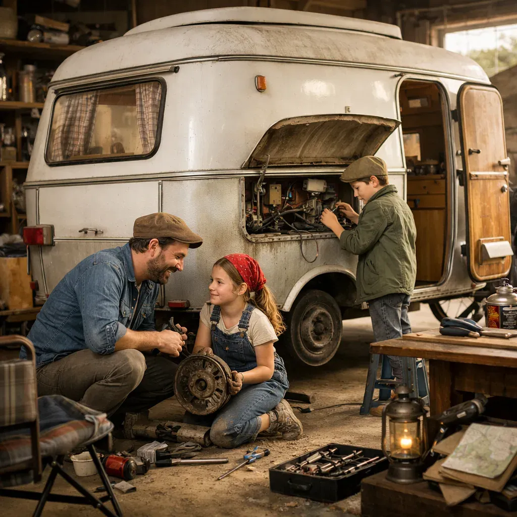Voyager en Eriba avec des enfants: apprendre en route